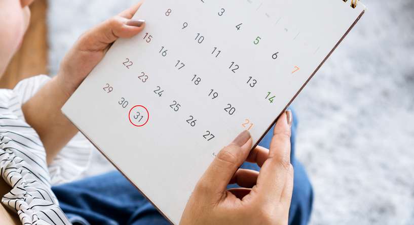 ايام التبويض بعد الدورة بكم يوم